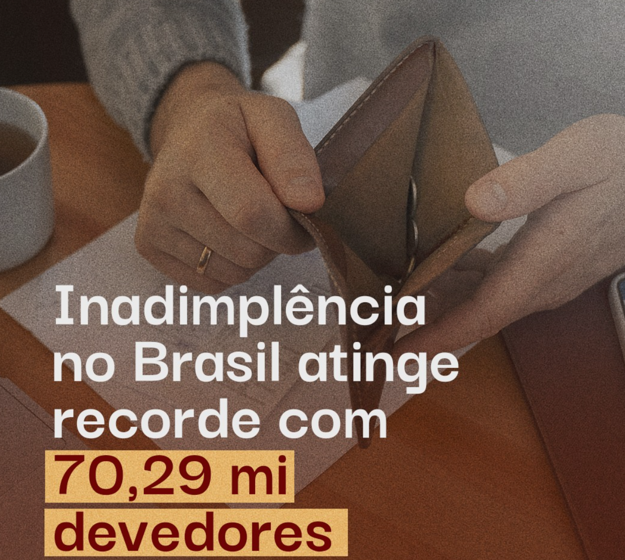 Inadimplência no Brasil bate novo Recorde!